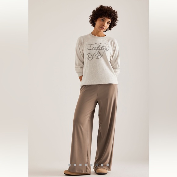 By Anthropologie Saddle up crewneck graphic sweatshirt - Picture 3 of 12